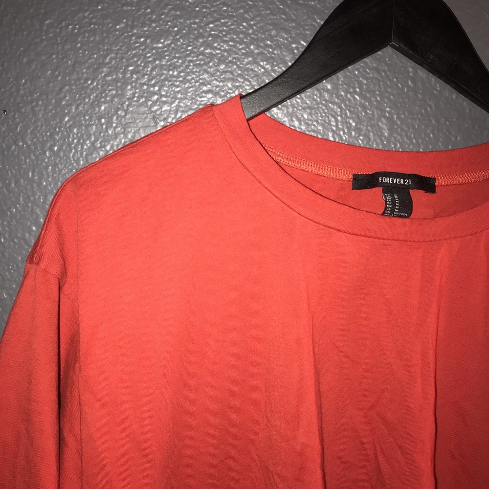 Orangey Cropped Top